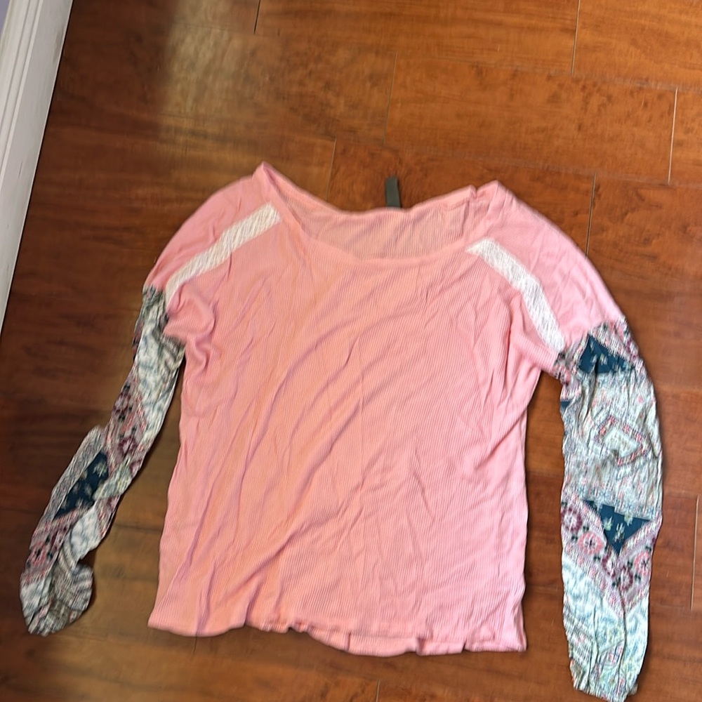 Pink blouse